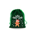 1pc Christmas Velvet Bag Drawstring - 3 Different Sizes - EveryWares