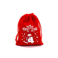 1pc Christmas Velvet Bag Drawstring - 3 Different Sizes - EveryWares