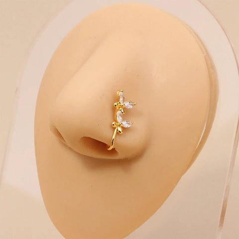 1Pc Fake Piercing Nose Ring or Ear Clip Earring - EveryWares