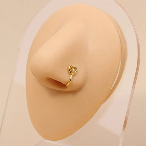 1Pc Fake Piercing Nose Ring or Ear Clip Earring - EveryWares