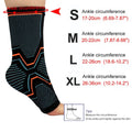 1Pcs Ankle Brace Compression Sleeve Injury Recovery Joint Pain Tendon Support, Plantar Fasciitis Foot Socks with Arch Support - EveryWares