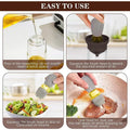 2 in 1 Silicone Dropper Measuring Oil Dispenser Bottle Set with Silicone Brush for Kitchen - EveryWares