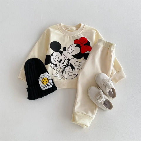 2 Pcs Tracksuit - Style Set for Children with Printed Dolls - EveryWares