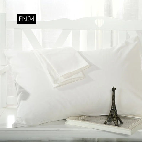 2 piece Cotton 600TC Hotel Pillowcase 19 Solid color pillow case Bedding pillow cover Customize - EveryWares