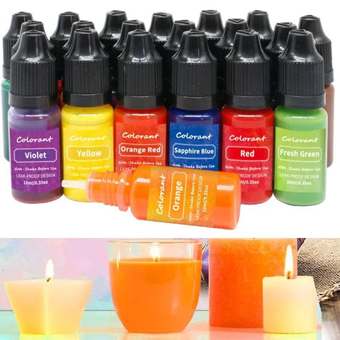 20 Colors High Concentration Handmade Candle Color Essence Soybean Wax Pigment Aromatherapy Candle - EveryWares