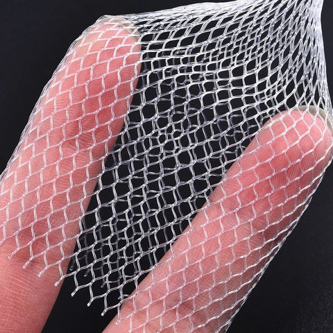 20 Pcs Mesh Flexible Net Protectors Cover Sheath Beauty White Cosmetic Make Up Brushes - EveryWares