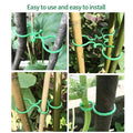 20/50/100Pcs Plastic Garden Vine Strapping Clips Tie Plant Bundled Buckle Ring Holder Garden Support Tool - EveryWares