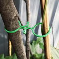 20/50/100Pcs Plastic Garden Vine Strapping Clips Tie Plant Bundled Buckle Ring Holder Garden Support Tool - EveryWares