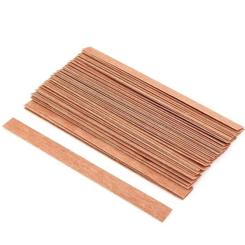 20PCS Wooden Candles Wick with Sustainer Tab DIY Candle Making Supplies Soy Paraffin Wax Wick - EveryWares