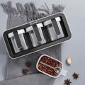 2/3Cups Wall Mount Spice Rack Organizer Accessory Boxes Sugar Bowl Salt Shaker Seasoning Container with Spoons - EveryWares