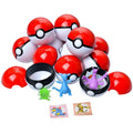 24Pcs /Set PokeBall Model Pokémon Anime Figure Pikachu Pocket Monster Pet Elf Dolls Toys - EveryWares