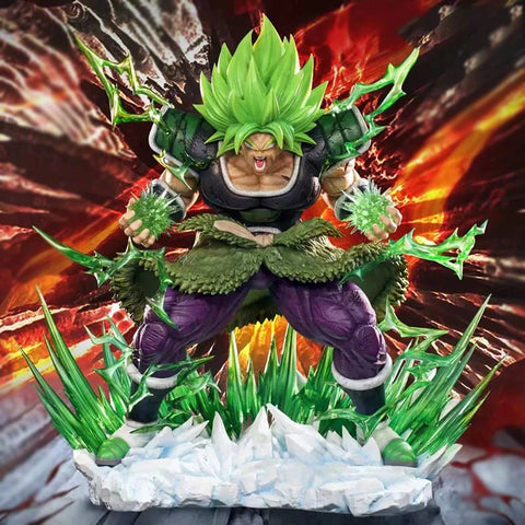 25cm Anime Dragon Ball Figures GK Broli Super Saiyan Action Figures Broli PVC Collection Model Perimeter - EveryWares