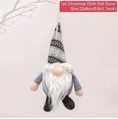 Boneca Gnome Natalina Sem Rosto