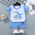 2PCS mother Kids Clothes Children's Sets Boys Girl T-shirt Shorts Summer Cotton Short sleeve Baby Children Clothing Toddler Suit - EveryWares