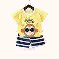 2PCS mother Kids Clothes Children's Sets Boys Girl T-shirt Shorts Summer Cotton Short sleeve Baby Children Clothing Toddler Suit - EveryWares