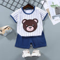 2PCS mother Kids Clothes Children's Sets Boys Girl T-shirt Shorts Summer Cotton Short sleeve Baby Children Clothing Toddler Suit - EveryWares