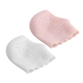 2Pcs Silicone Pad Feet Care Socks Insert Moisturizing Gel Heel Spur Thin Socks with Hole Cracked Foot Care Protectors Cushion - EveryWares