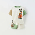 2pc/set New Mickey Short Sleeved Suit Children's Clothes Baby Unisex T-shirt Shorts Kids Fashion Outfits - EveryWares