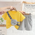 2Pcs/Sets Clothes Children Fashion Cartoon T-Shirt Shorts Toddler Casual Costume Kids - EveryWares