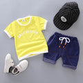 2Pcs/Sets Suit Clothing Children Casual T-Shirt Shorts - EveryWares