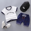 2Pcs/Sets Suit Clothing Children Casual T-Shirt Shorts - EveryWares