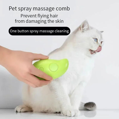 3 in 1 Electric Spray Steamer Brush for Pets - EveryWares