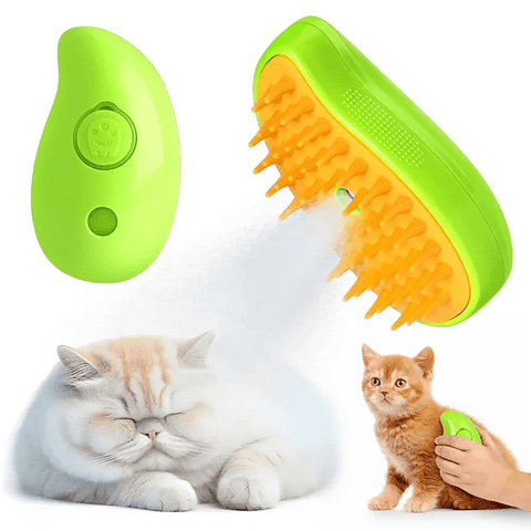 3 in 1 Electric Spray Steamer Brush for Pets - EveryWares