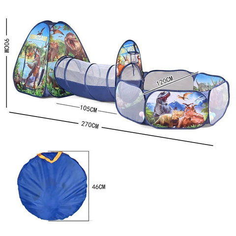 3 in 1 Portable Rocket Children's Tent Camping - EveryWares