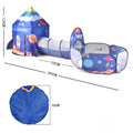 3 in 1 Portable Rocket Children's Tent Camping Tent Kids Ball Pool Play House Tunnel Tent - EveryWares