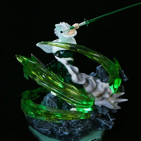 30cm Demon Slayer Figure Gk Shinazugawa Sanemi Wind Column Luminous Pvc Action Figure Collection - EveryWares