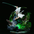 30cm Demon Slayer Figure Gk Shinazugawa Sanemi Wind Column Luminous Pvc Action Figure Collection - EveryWares