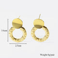 316L Stainless Steel Creative Earrings For Women Girl Fashion Waterproof Ear Jewelry - EveryWares