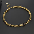 316L Stainless Steel Thick Chain Bracelet Necklaces and Pendants - EveryWares