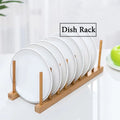 3/6 Layer Bamboo Dish Rack Kitchen Organizer Drying Rack Drainer Storage Holder Kitchen Accessories Organizer Dish Drainer Shelf - EveryWares