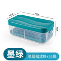 36/72/108 Grids Ice Cube Tray Plastic Ice Cube Maker Lid and Bin for Freezer - EveryWares