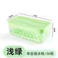 36/72/108 Grids Ice Cube Tray Plastic Ice Cube Maker Lid and Bin for Freezer - EveryWares