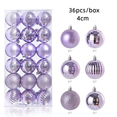 36Pcs Christmas Balls Ornament - EveryWares