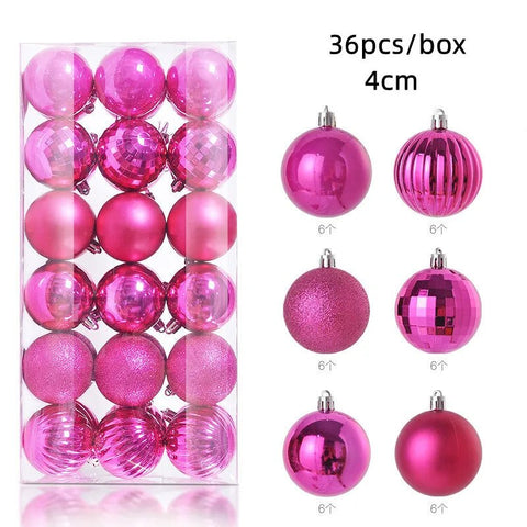 36Pcs Christmas Balls Ornament - EveryWares