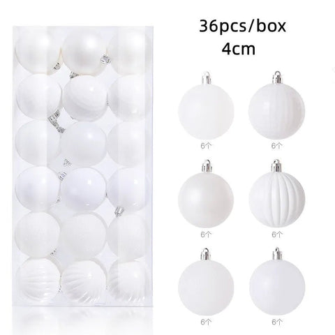 36Pcs Christmas Balls Ornament - EveryWares