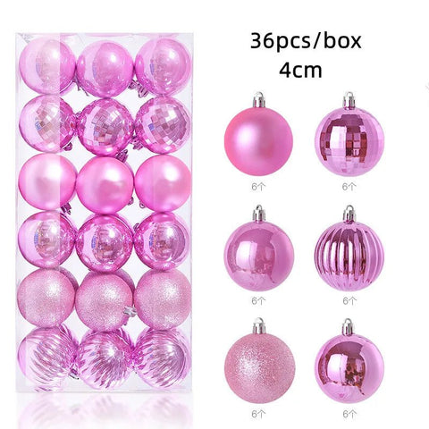 36Pcs Christmas Balls Ornament - EveryWares