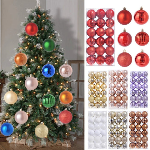 36Pcs Christmas Balls Ornament - EveryWares