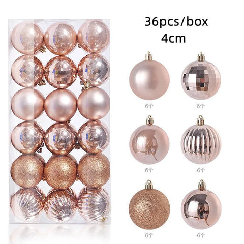 36Pcs Christmas Balls Ornament - EveryWares