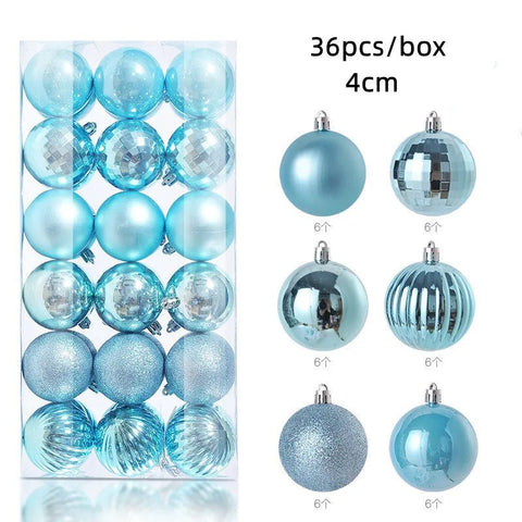 36Pcs Christmas Balls Ornament - EveryWares