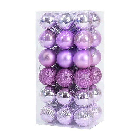 36pcs Christmas Plastic Balls Ornaments - EveryWares