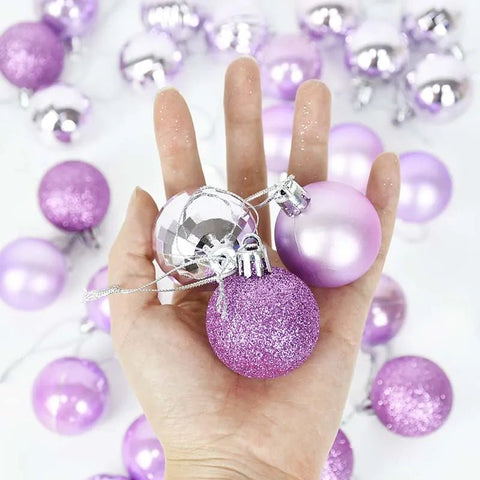 36pcs Christmas Plastic Balls Ornaments - EveryWares