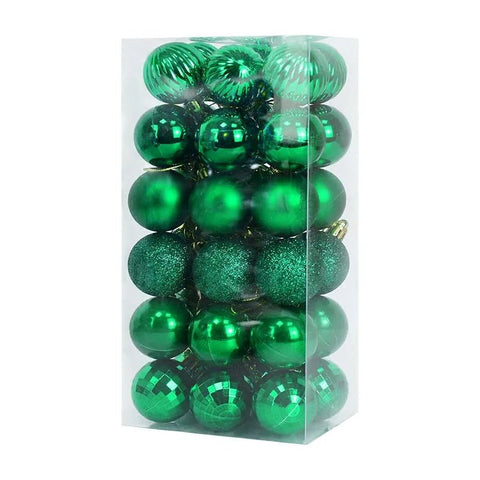 36pcs Christmas Plastic Balls Ornaments - EveryWares