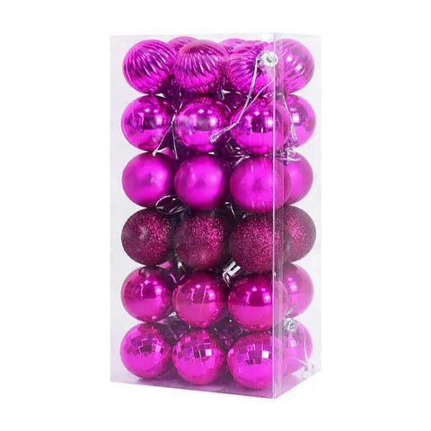 36pcs Christmas Plastic Balls Ornaments - EveryWares