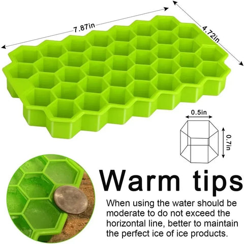 37 Cavity Honeycomb Ice Cube Trays - EveryWares