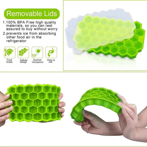 37 Cavity Honeycomb Ice Cube Trays - EveryWares