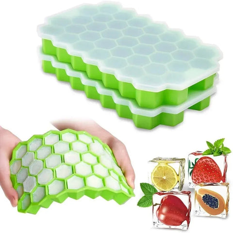 37 Cavity Honeycomb Ice Cube Trays - EveryWares